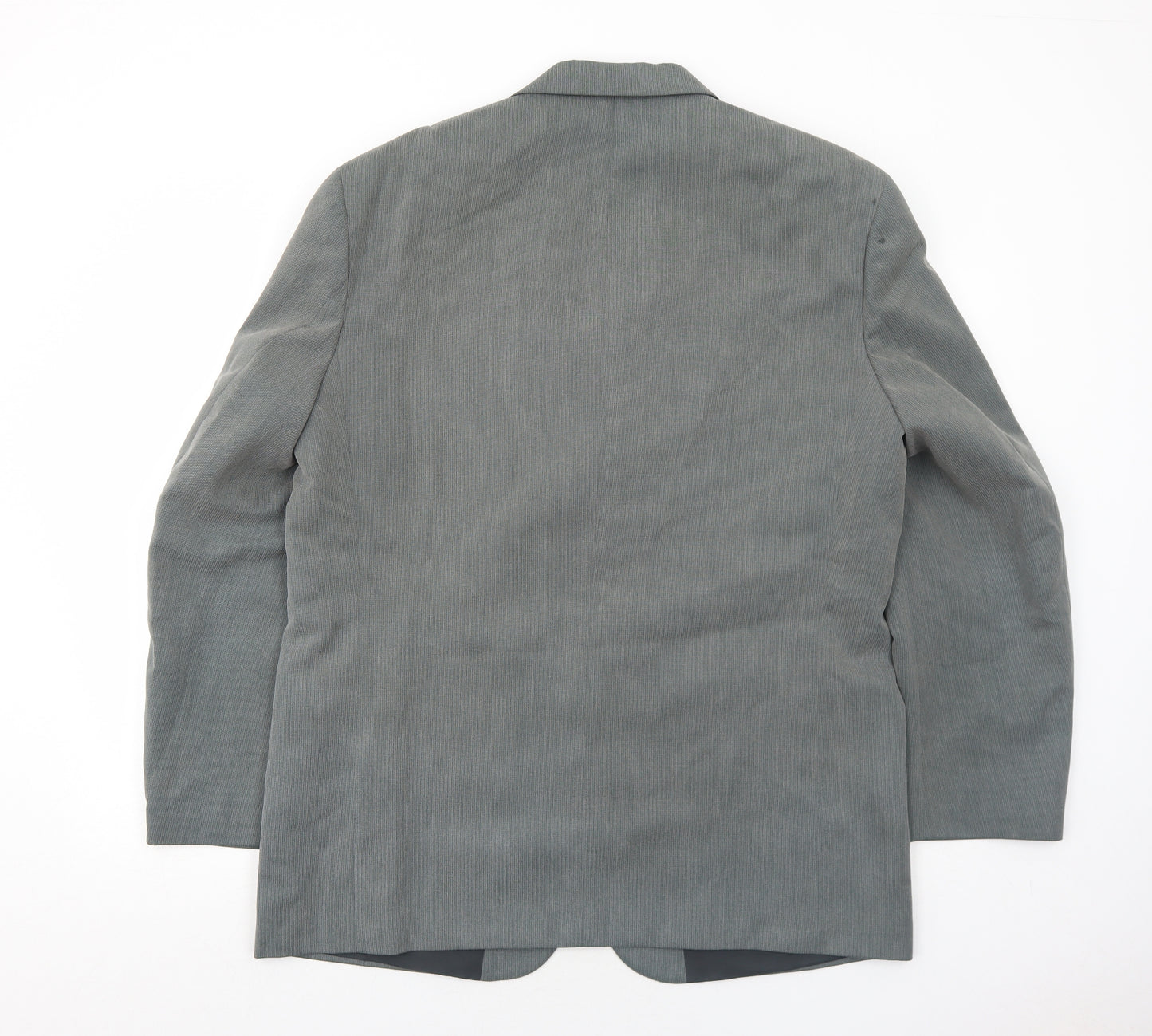 Sensitivo Mens Grey Polyester Jacket Suit Jacket Size 44 Regular