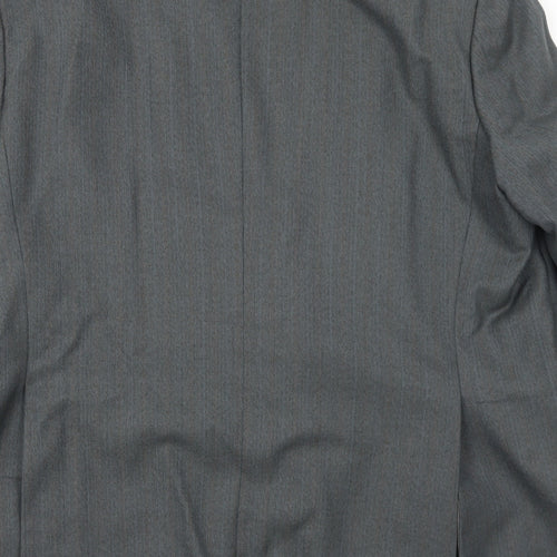 Wellington Mens Grey Wool Jacket Suit Jacket Size 46 Regular