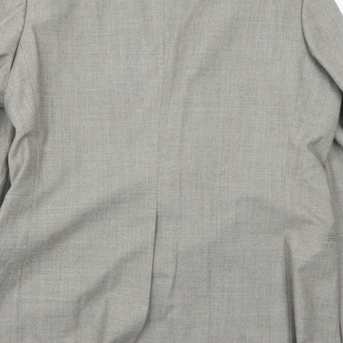 Marks and Spencer Mens Grey Wool Jacket Suit Jacket Size 42 Regular