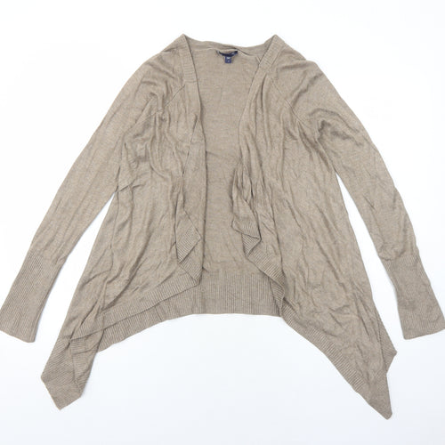 Gap Womens Brown V-Neck Viscose Cardigan Jumper Size S
