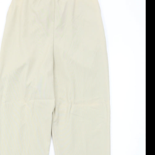 ARISTA Womens Beige Polyester Trousers Size 16 Regular