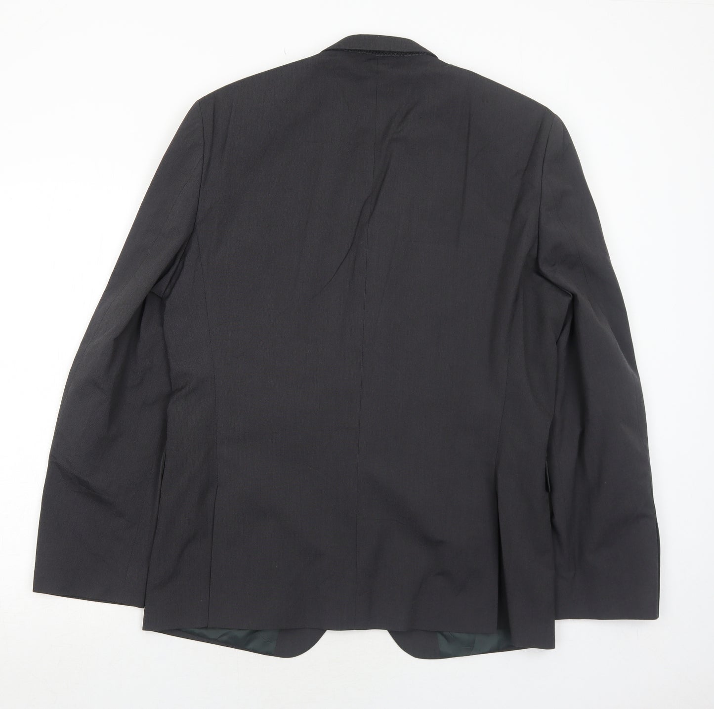 NEXT Mens Grey Polyester Jacket Suit Jacket Size 42 Regular