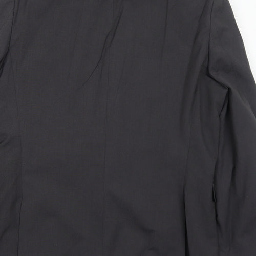NEXT Mens Grey Polyester Jacket Suit Jacket Size 42 Regular