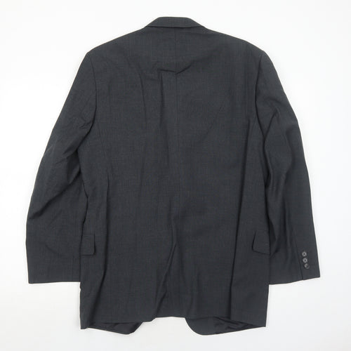 NEXT Mens Grey Wool Jacket Suit Jacket Size 38 Regular