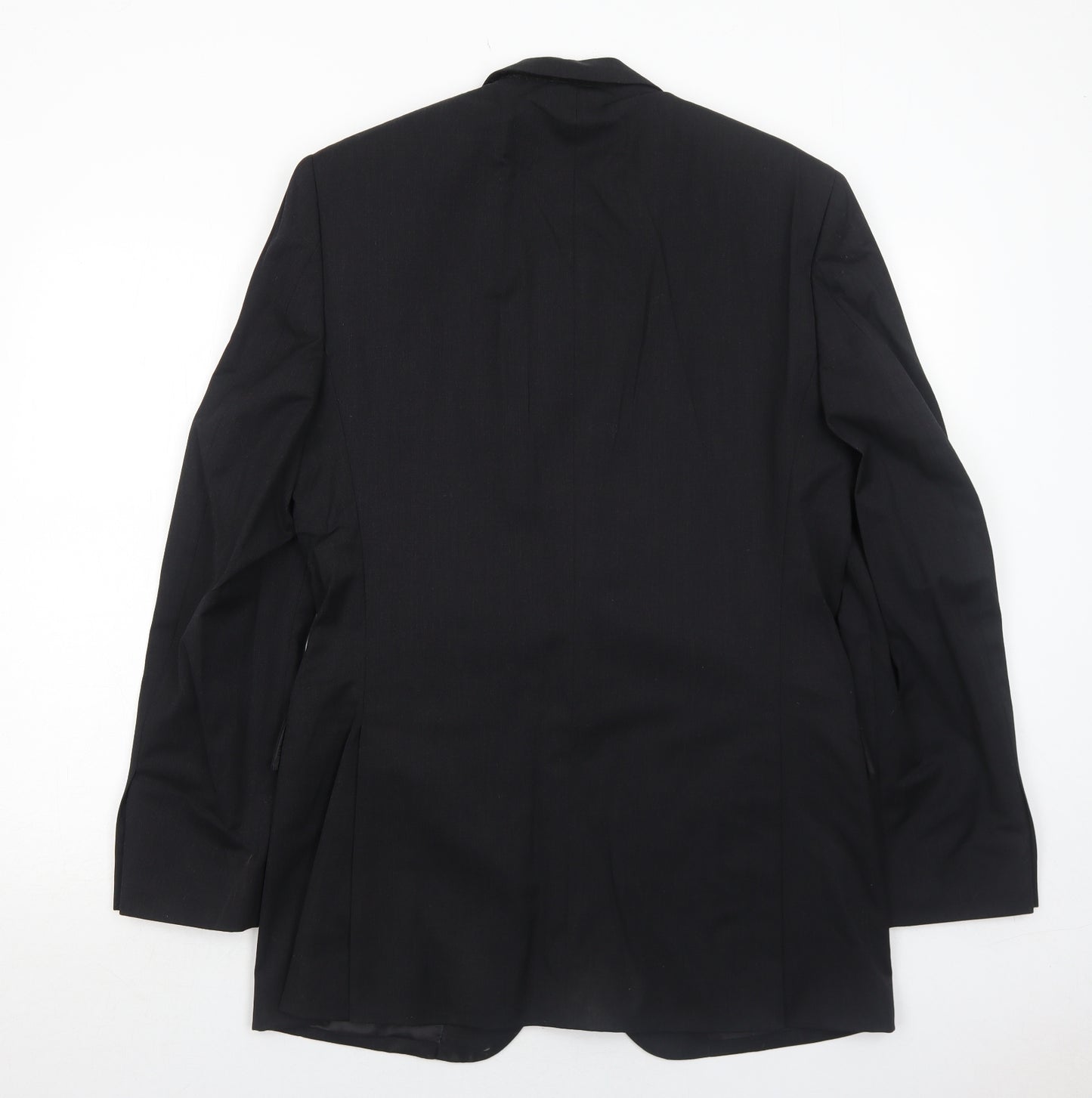 Pronto Uomo Mens Grey Wool Jacket Suit Jacket Size 38 Regular