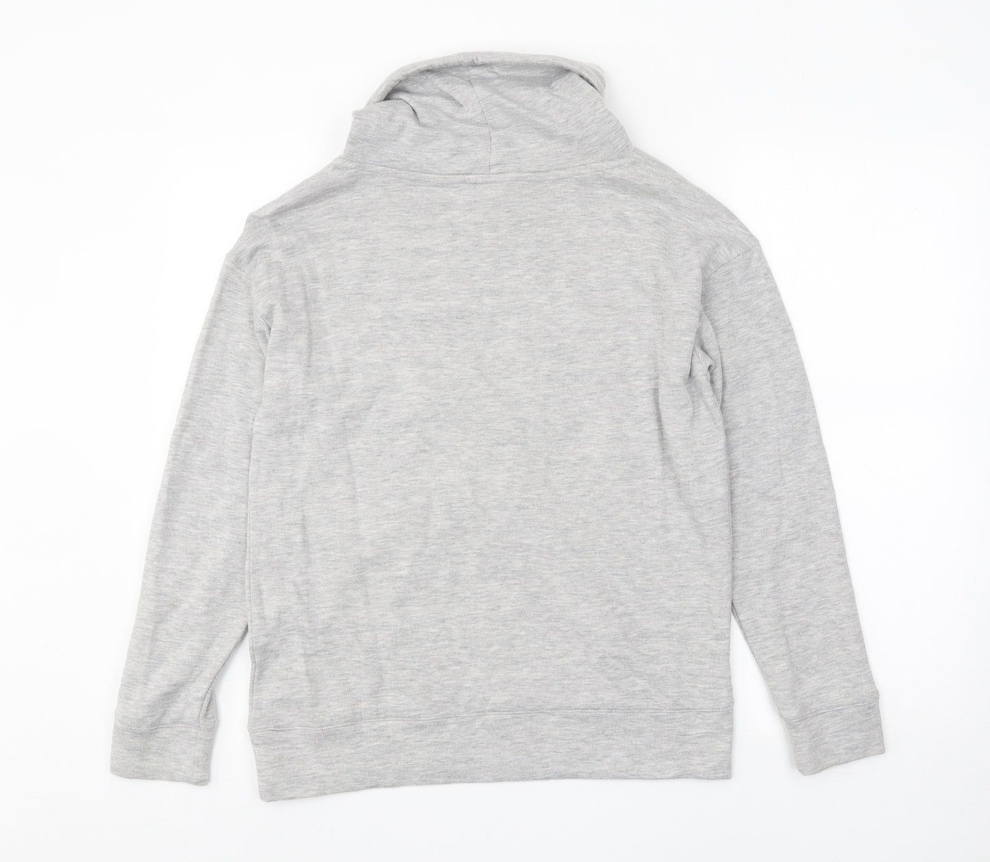 Esprit Womens Grey Polyester Pullover Sweatshirt Size S Pullover