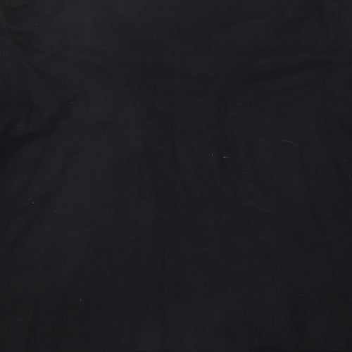 Marks and Spencer Womens Black Scoop Neck Polyamide Cardigan Jumper Size 14