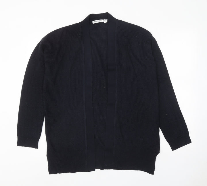 Brave Soul Womens Blue V-Neck Acetate Cardigan Jumper Size M