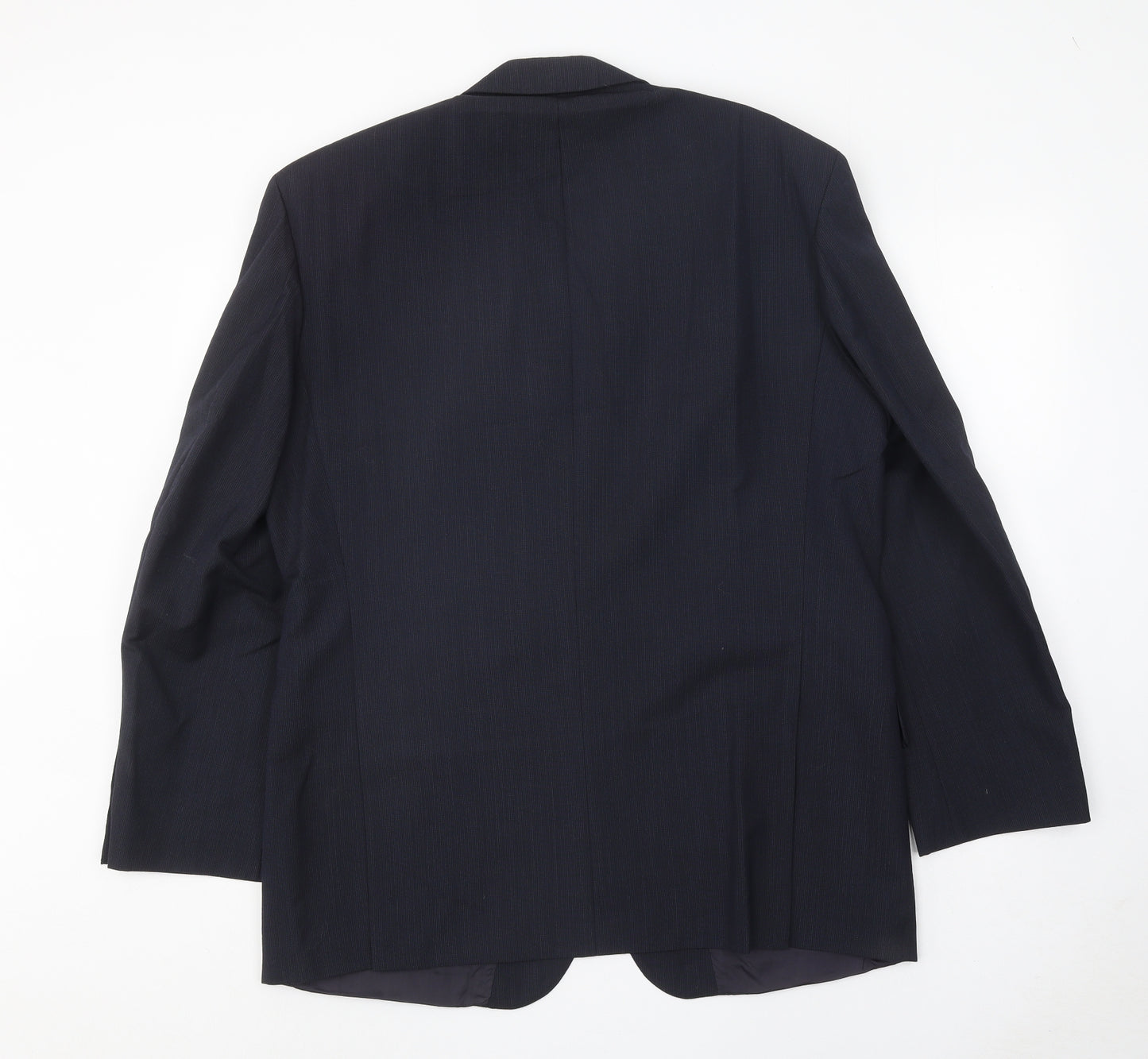 Marks and Spencer Mens Blue Polyester Jacket Suit Jacket Size 42 Regular