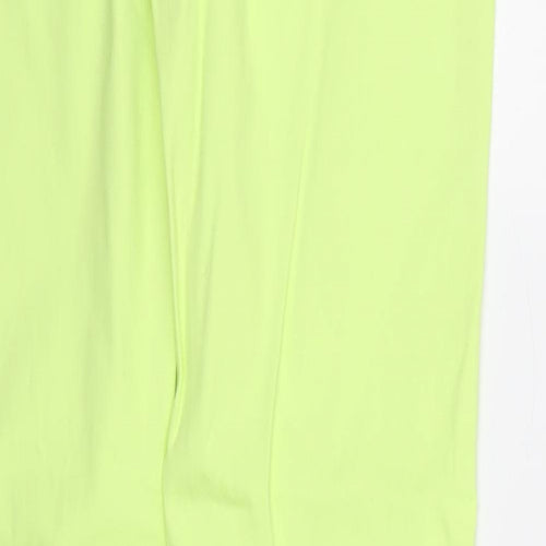 Uniqlo Womens Green Cotton Straight Jeans Size 24 in L33 in Regular Zip
