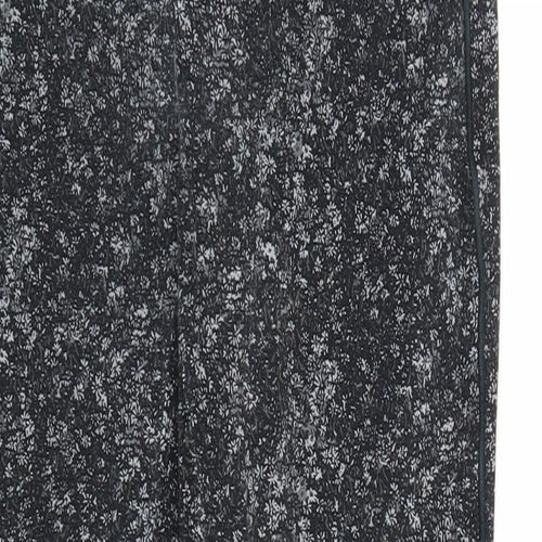 Gap Womens Black Floral Cotton Trousers Size 25 in Regular Zip