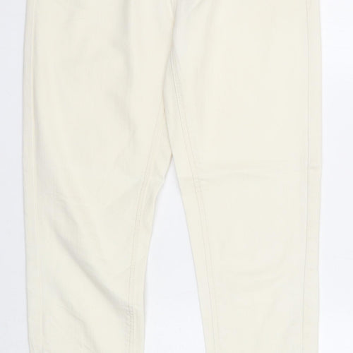 Flash Jeans Womens Beige Cotton Skinny Jeans Size 8 Regular Zip