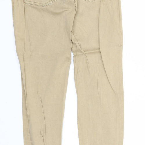 American Eagle Womens Beige Cotton Skinny Jeans Size XS Regular Zip