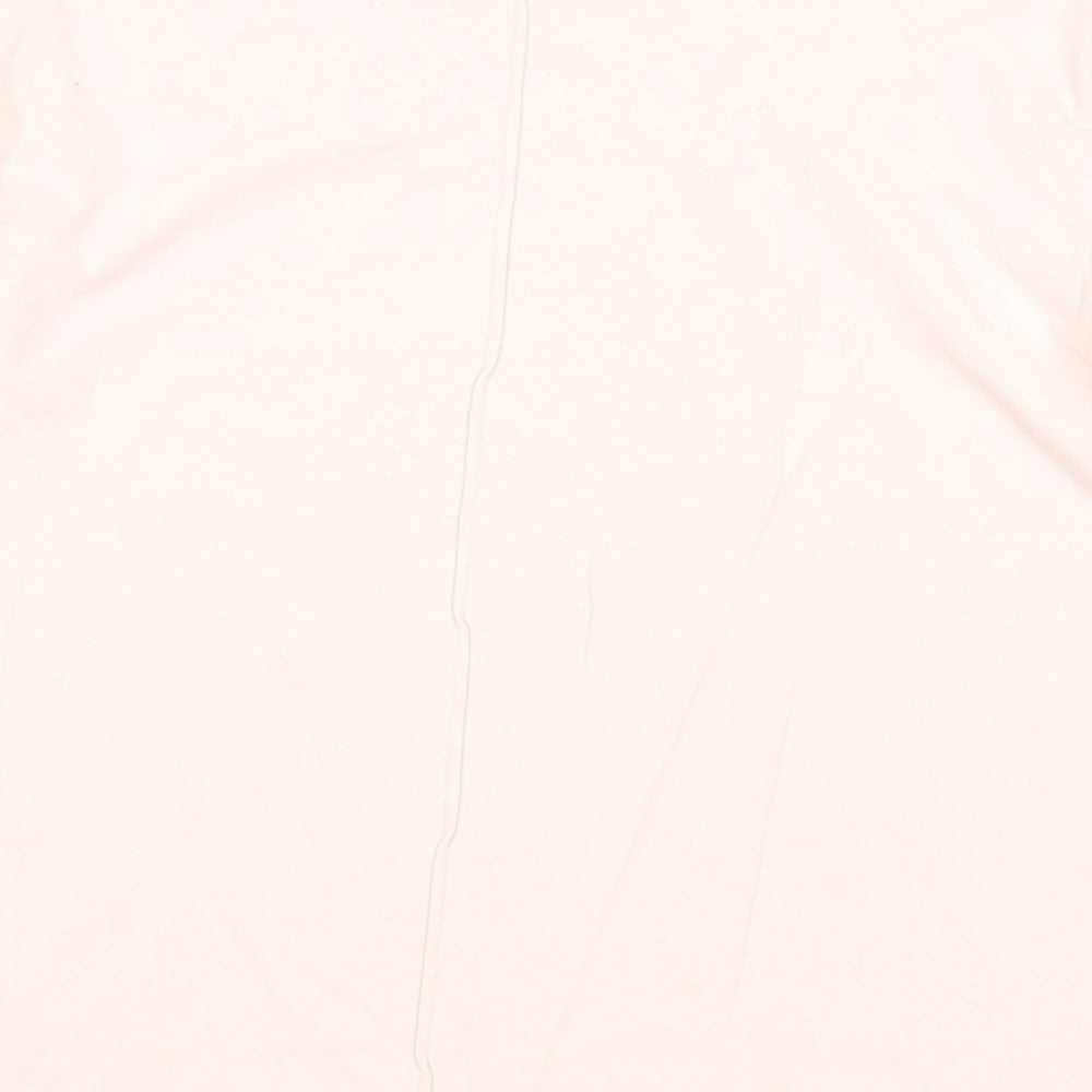 Zara Girls Pink Cotton Basic T-Shirt Size 11-12 Years Round Neck Pullover