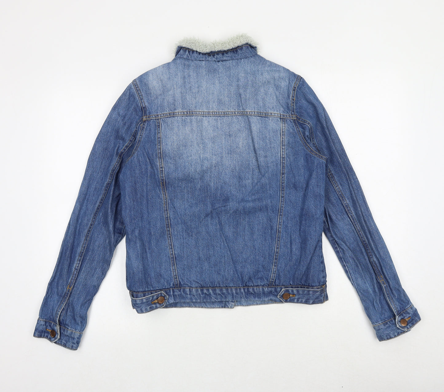 South Womens Blue Jacket Size 10 Button