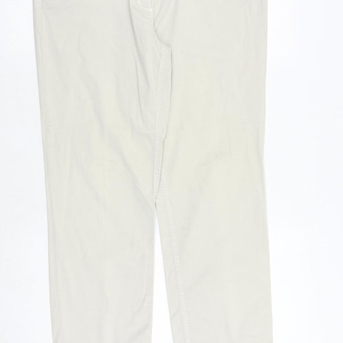 ZERRES Womens Beige Polyester Trousers Size 36 in Regular Zip