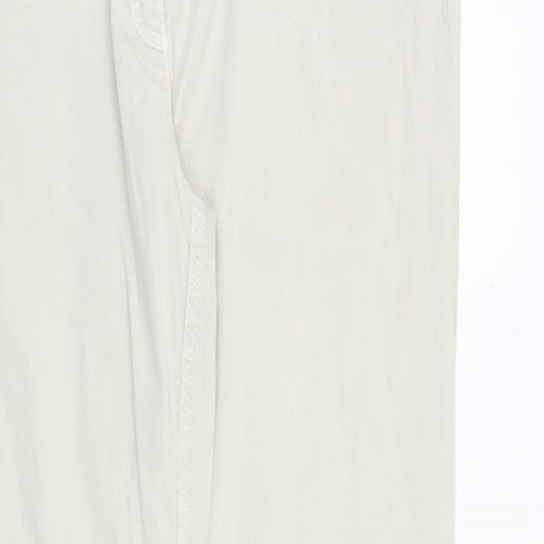 ZERRES Womens Beige Polyester Trousers Size 36 in Regular Zip
