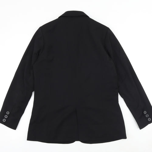 Lativ Collection Womens Black Polyester Jacket Blazer Size XL