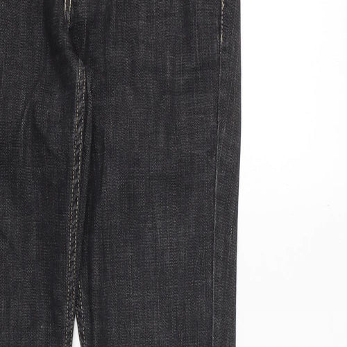 Stradivarius Womens Grey Cotton Skinny Jeans Size 10 Regular Zip