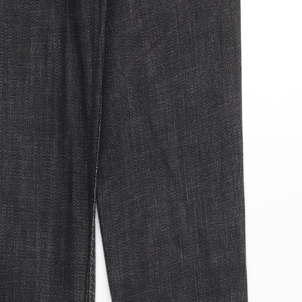 Stradivarius Womens Grey Cotton Skinny Jeans Size 10 Regular Zip