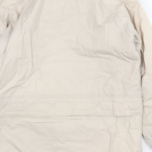 Compliments Womens Beige Jacket Size 12 Zip