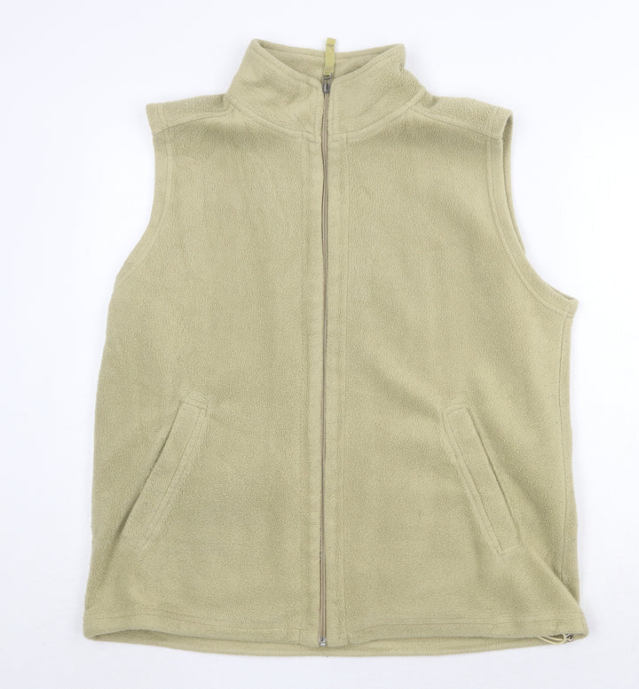 EWM Womens Green Gilet Jacket Size M Zip