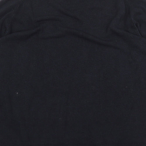 Marks and Spencer Womens Blue V-Neck Acrylic Pullover Jumper Size L
