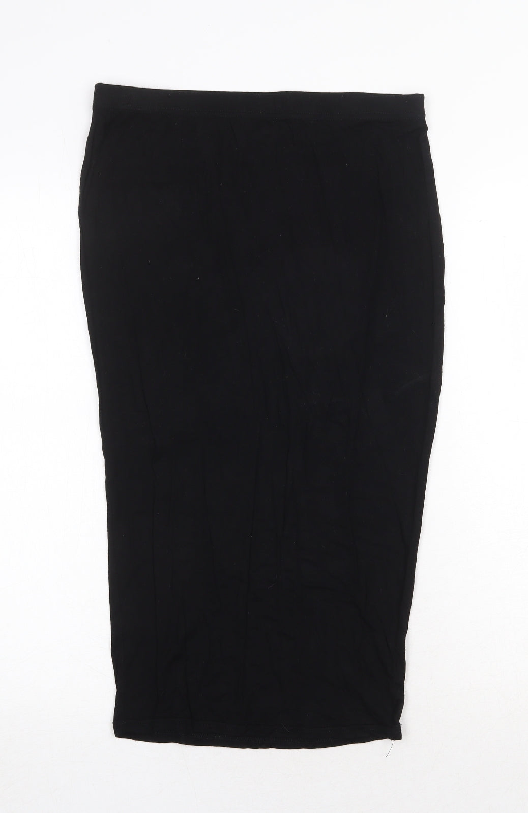 Boohoo Womens Black Polyester Bandage Skirt Size 8