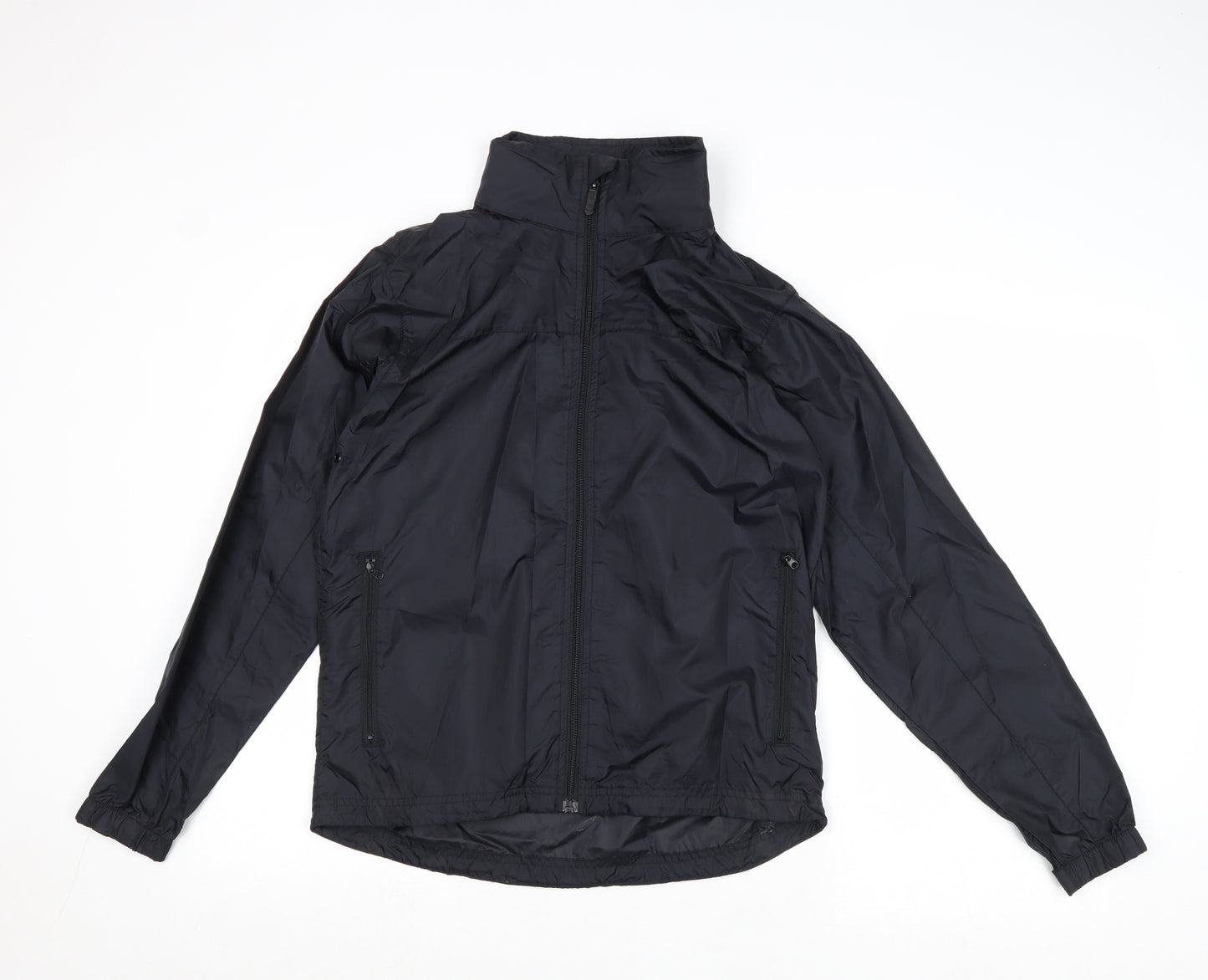 Campri Womens Black Jacket Size 8 Zip