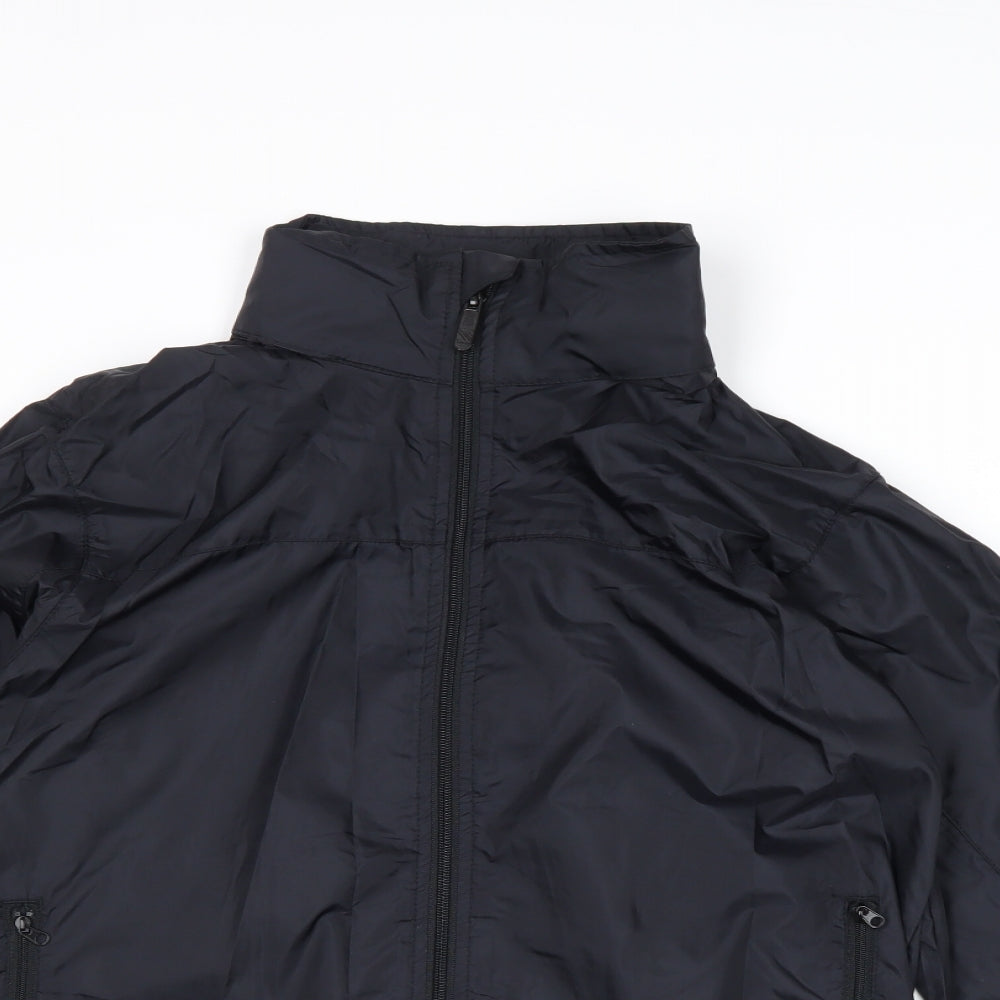 Campri Womens Black Jacket Size 8 Zip