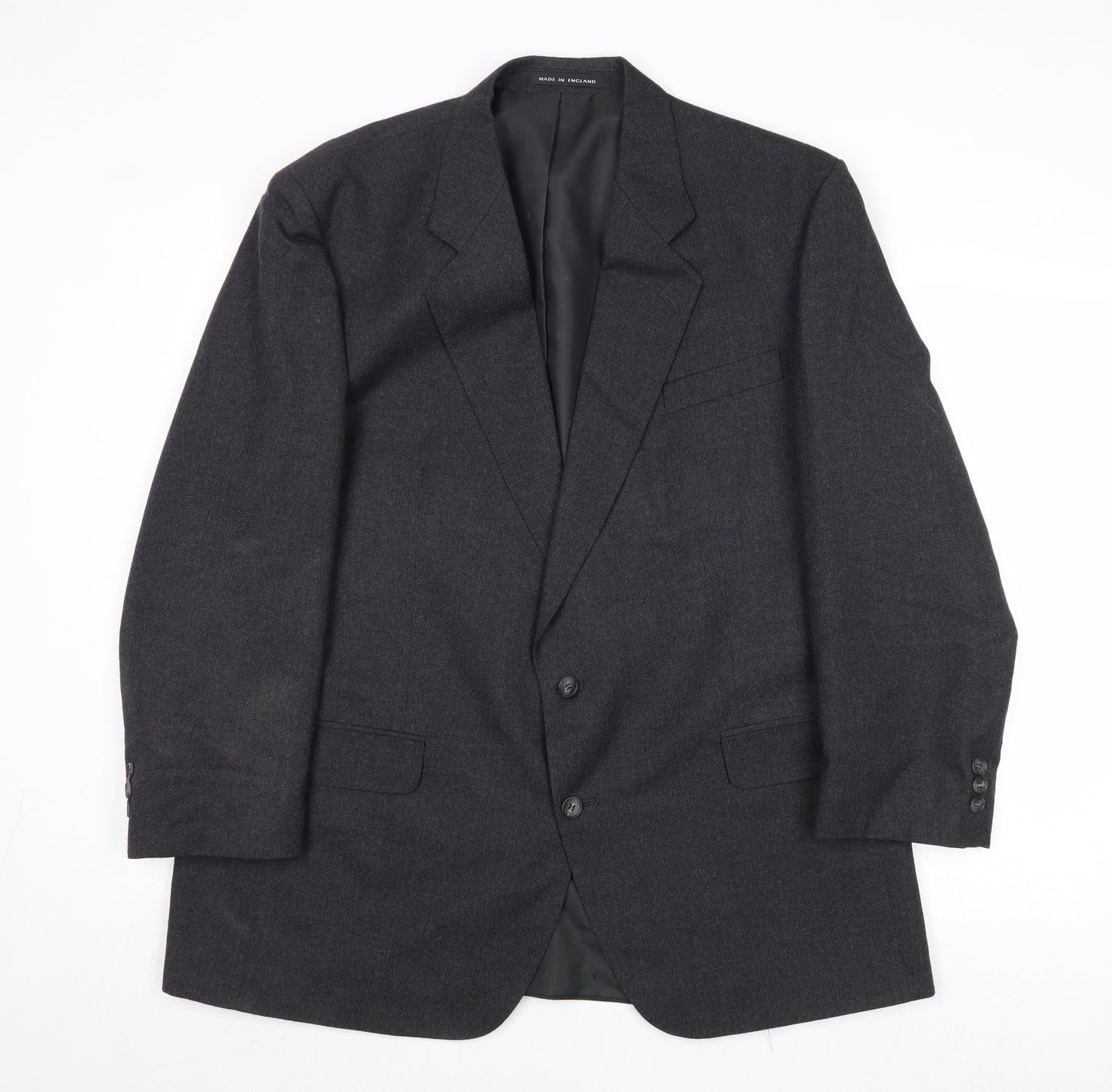 Daniel Drescot Mens Grey Wool Jacket Suit Jacket Size 46 Regular
