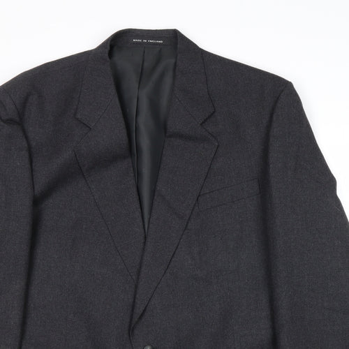 Daniel Drescot Mens Grey Wool Jacket Suit Jacket Size 46 Regular