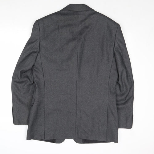 Marks and Spencer Mens Grey Polyester Jacket Suit Jacket Size 40 Regular