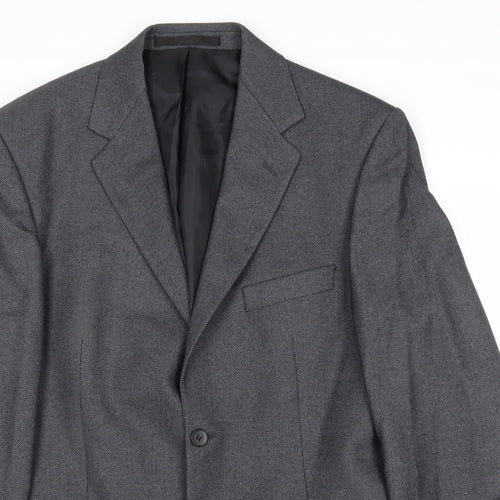 Marks and Spencer Mens Grey Polyester Jacket Suit Jacket Size 40 Regular