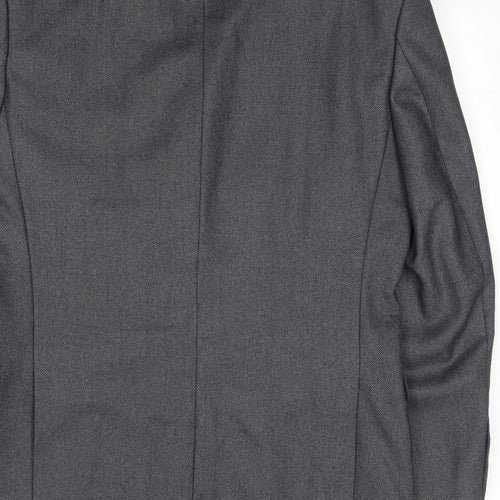 Marks and Spencer Mens Grey Polyester Jacket Suit Jacket Size 40 Regular