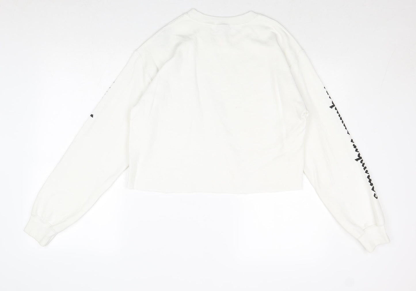 BDG Womens White Polyester Pullover Sweatshirt Size S Pullover - Size S-M Somewhere Anywhere