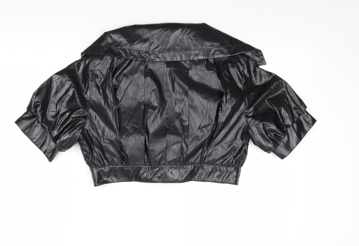 Pick Up Womens Black Jacket Blazer Size M Buckle