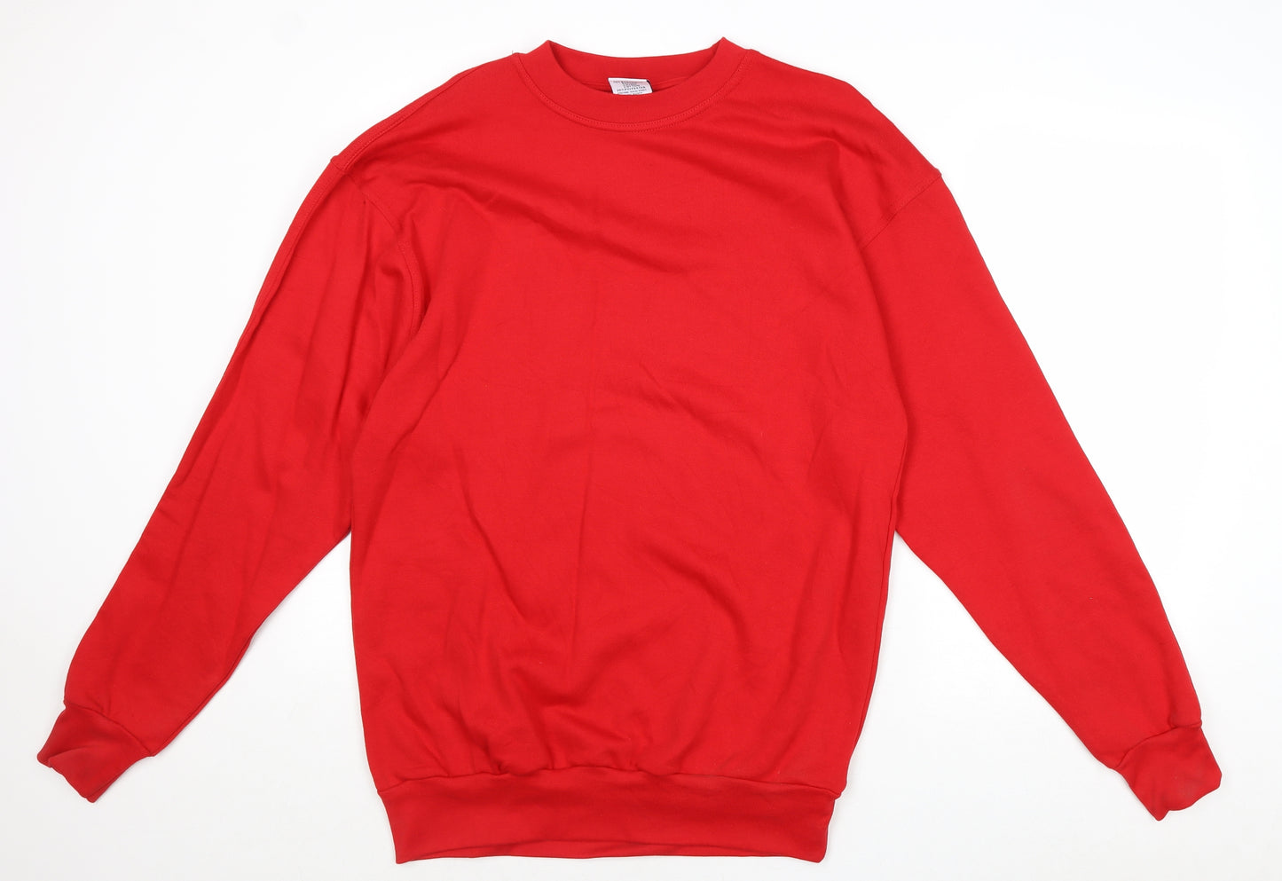 Far Ridge Mens Red Cotton Pullover Sweatshirt Size L