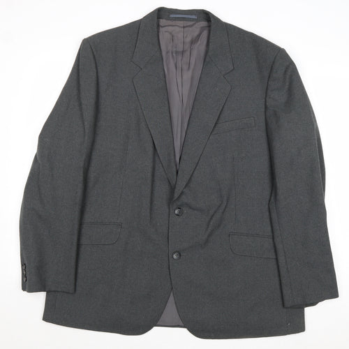 Warteks Mens Grey Polyester Jacket Suit Jacket Size 44 Regular