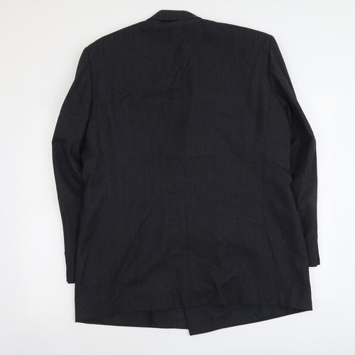 Marks and Spencer Mens Blue Polyester Jacket Suit Jacket Size L Regular