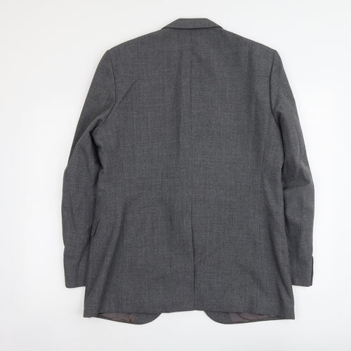 Marks and Spencer Mens Grey Polyester Jacket Suit Jacket Size M Regular