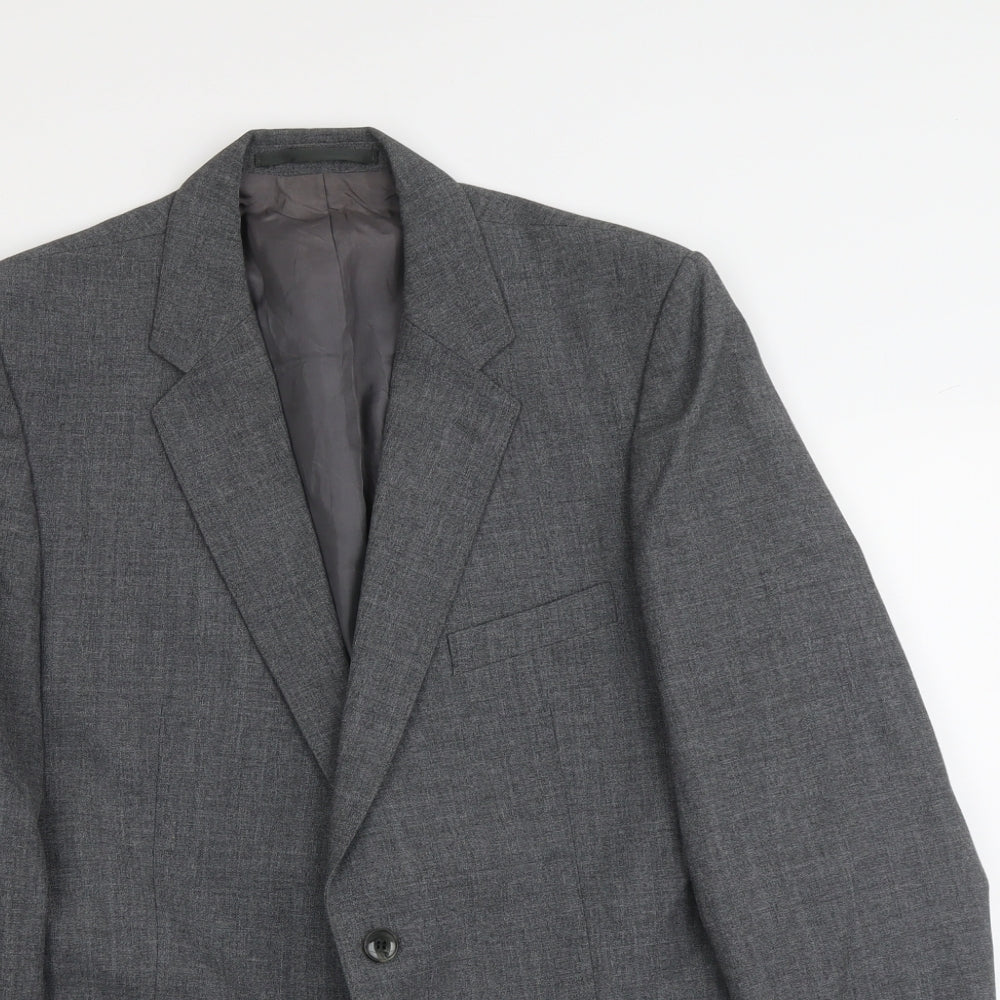 Marks and Spencer Mens Grey Polyester Jacket Suit Jacket Size M Regular