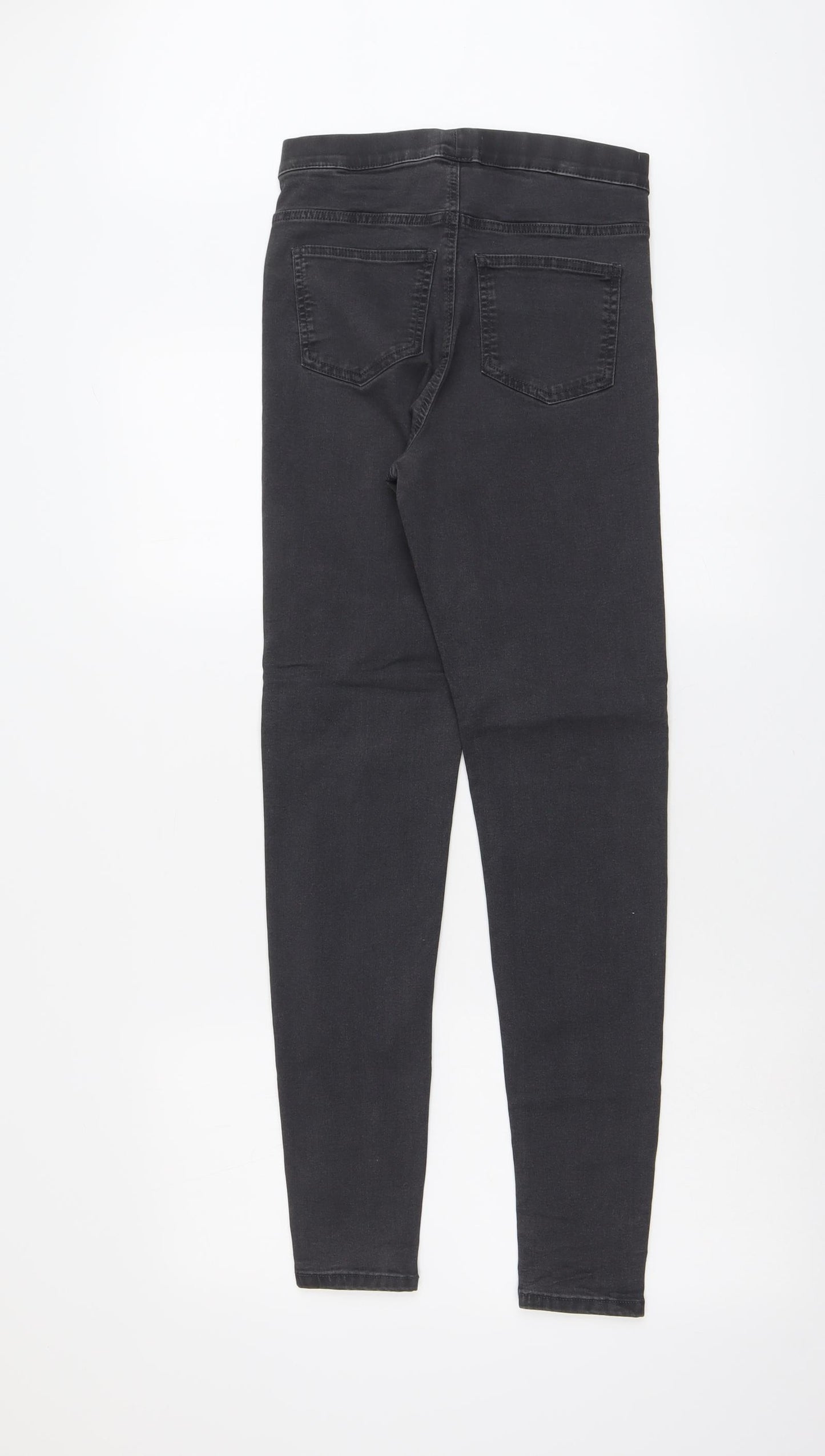 Marks and Spencer Womens Grey Cotton Jegging Jeans Size 8 L30 in Regular