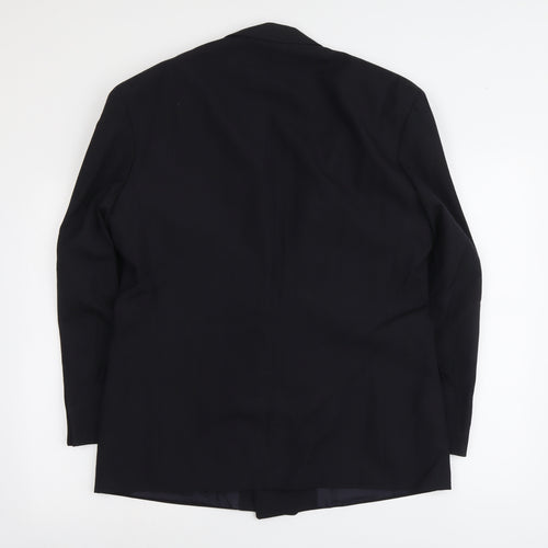 Marks and Spencer Mens Black Polyester Jacket Suit Jacket Size M Regular