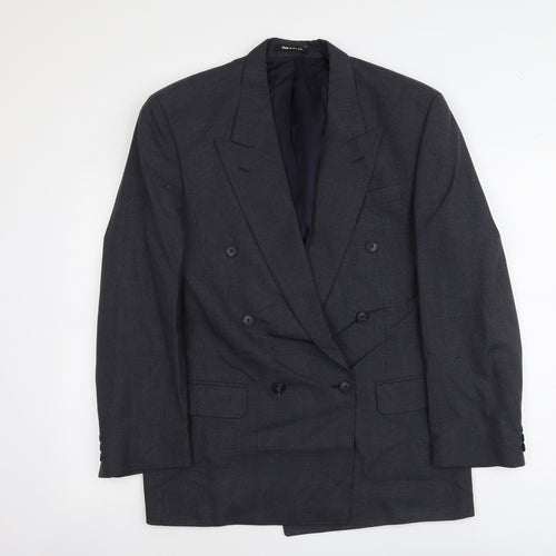Marks and Spencer Mens Blue Polyester Jacket Suit Jacket Size L Regular