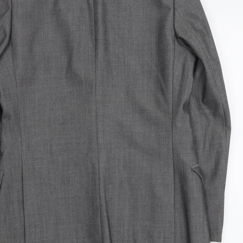 Marks and Spencer Mens Grey Polyester Jacket Suit Jacket Size M Regular