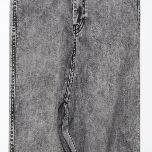 ASOS Womens Grey Cotton Jegging Jeans Size 30 in L32 in Regular Button