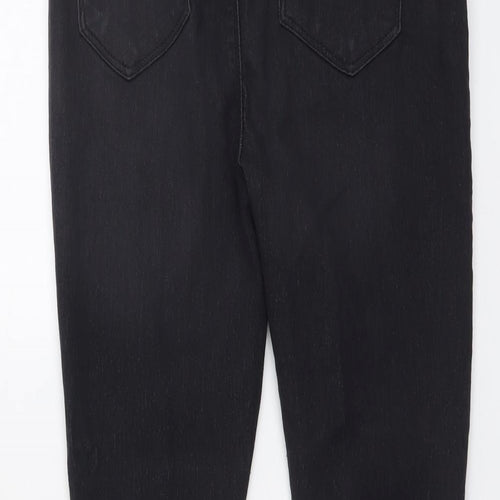 Boohoo Womens Grey Cotton Jegging Jeans Size 10 L26 in Regular