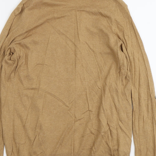 NEXT Womens Brown Round Neck Cotton Pullover Jumper Size 8 - Twin Set