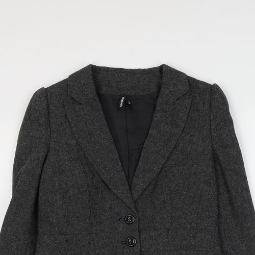 Kappahl Womens Grey Polyester Jacket Blazer Size 10
